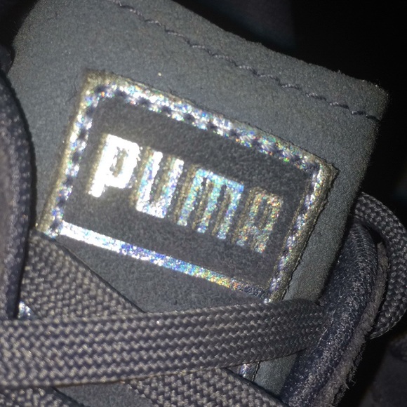 PUMA SUEDE ICE FOIL INDIGO SNEAKERS - Picture 6 of 6